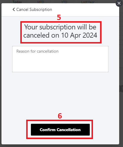 Cancel subscription 4-1