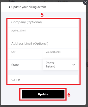 Counter billing address 4